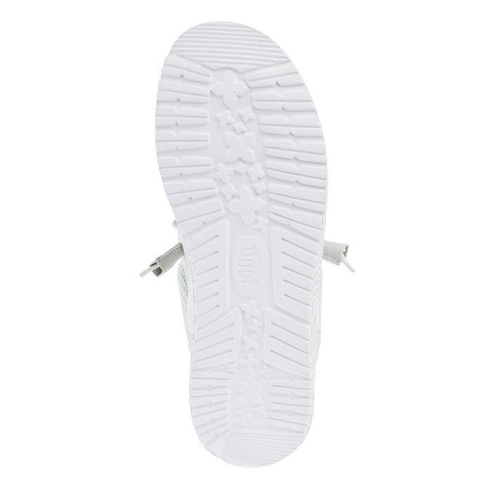 Hey Dude Mens Grey Wally Funk Warped Geo Casual Shoe
