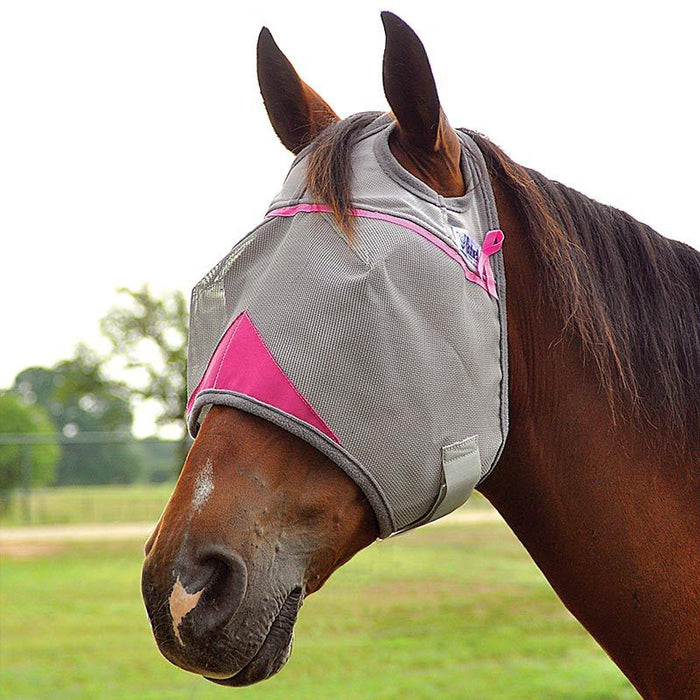 Breast Cancer Crusader Pink Horse Fly Mask