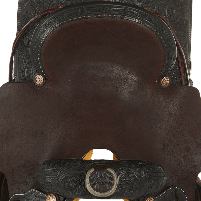 Circle Y Saddlery Ultimate Cowboy 14 1/2inch Chocolate Ranch Roper Saddle