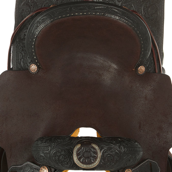 Circle Y Saddlery Ultimate Cowboy 14 1/2inch Chocolate Ranch Roper Saddle