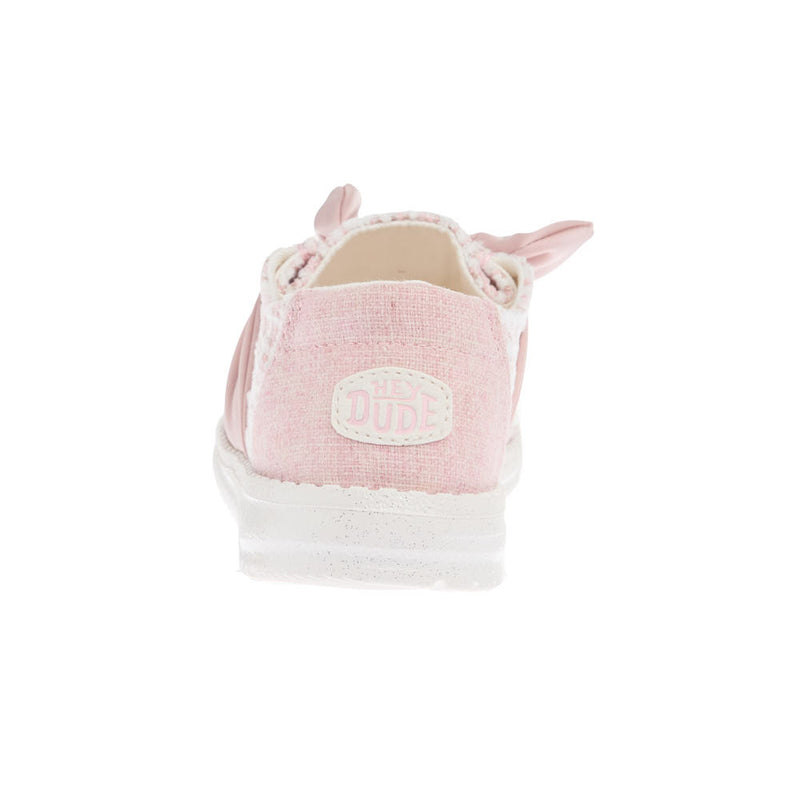 Hey Dude Women`s Wendy Bow Tweed Pale Pink
