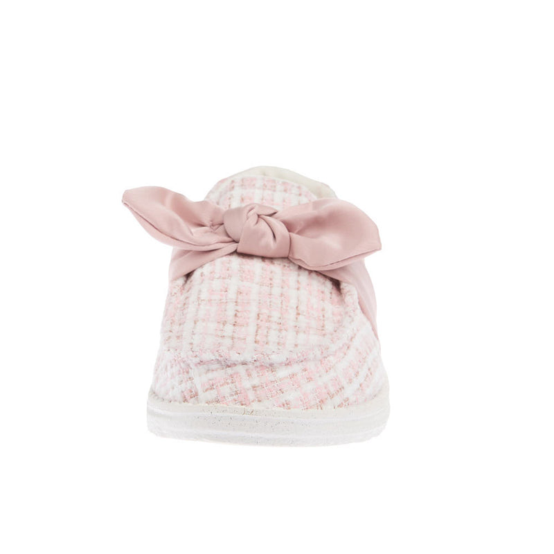 Hey Dude Women`s Wendy Bow Tweed Pale Pink