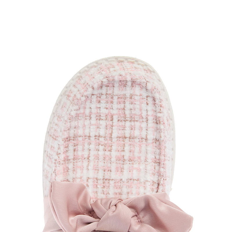 Hey Dude Women`s Wendy Bow Tweed Pale Pink