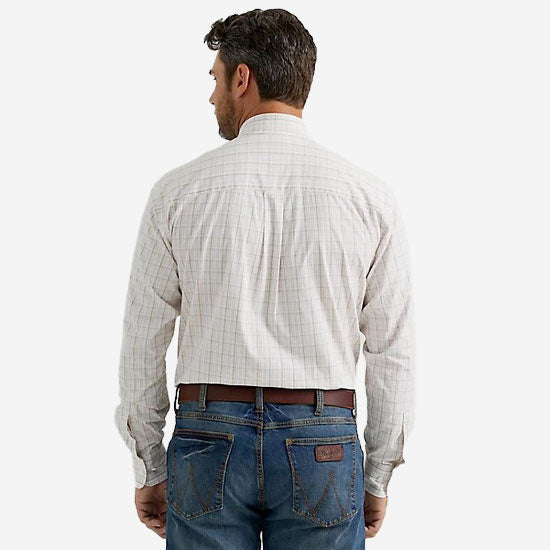 Wrangler Men's George Strait Long Sleeve Button Down