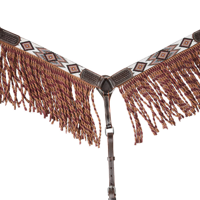 Tough 1 Beaded Earth Tone Breast Collar