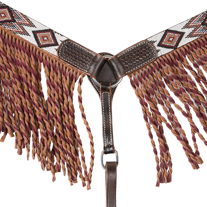Tough 1 Beaded Earth Tone Breast Collar