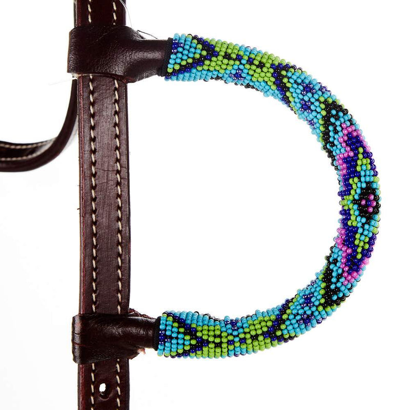 Tough 1 Beaded Diamond Single Ear Headstall
