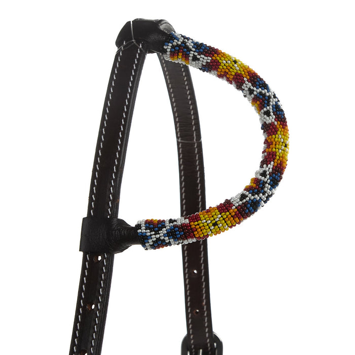 Tough 1 Nevada Beaded Single Ear Headstall