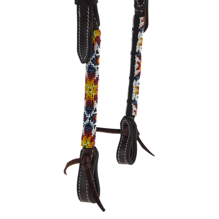 Tough 1 Nevada Beaded Single Ear Headstall