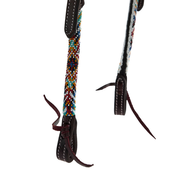 Tough 1 Dallas Beaded Single Ear Headstall