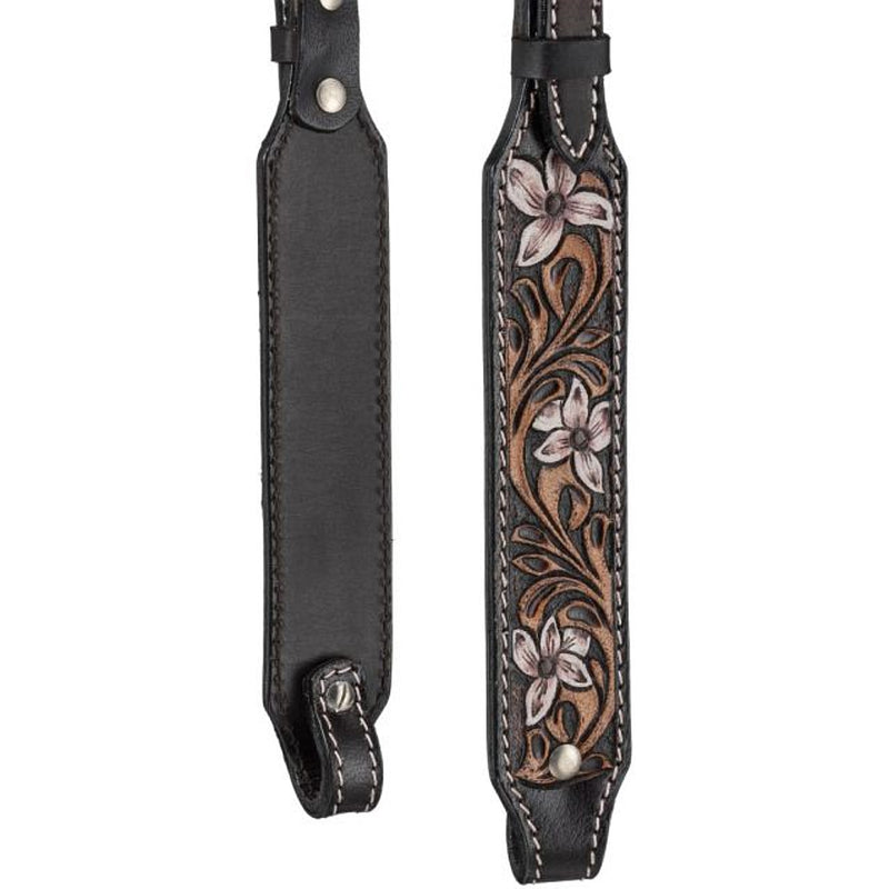 Tough 1 Turquoise Stone Floral Browband Headstall