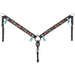 Tough 1 Blue and Pink Floral Breast Collar
