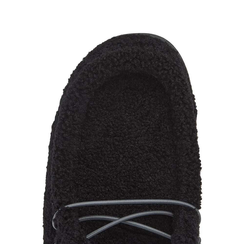 Hey Dude Men's Wally Slip Black Sherpa — NRS