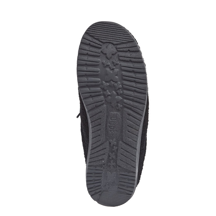 Hey Dude Men's Wally Slip Black Sherpa