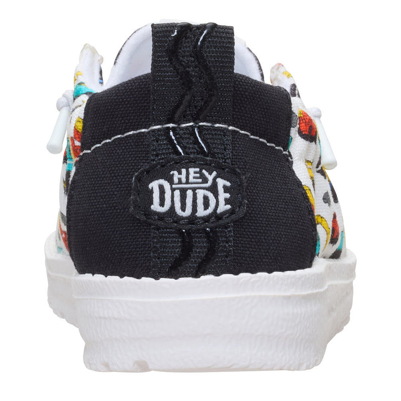 Hey Dude Toddler's Lil Novelty Slip On Ivory Multi Casual