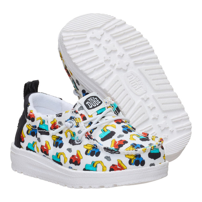 Hey Dude Toddler's Lil Novelty Slip On Ivory Multi Casual