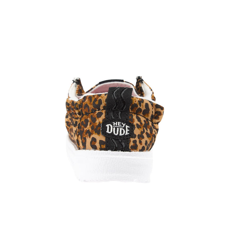 Hey Dude Toddler's Lil Slip On Novelty Leopard Casual Shoe