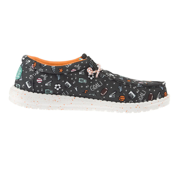 Hey Dude Kid's Wally Sports Fan Casual Shoe