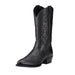 Ariat Men's Heritage Western Black Deertan Cowboy Boots