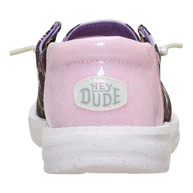 Hey Dude Youth Wendy Black Unicorn Stars