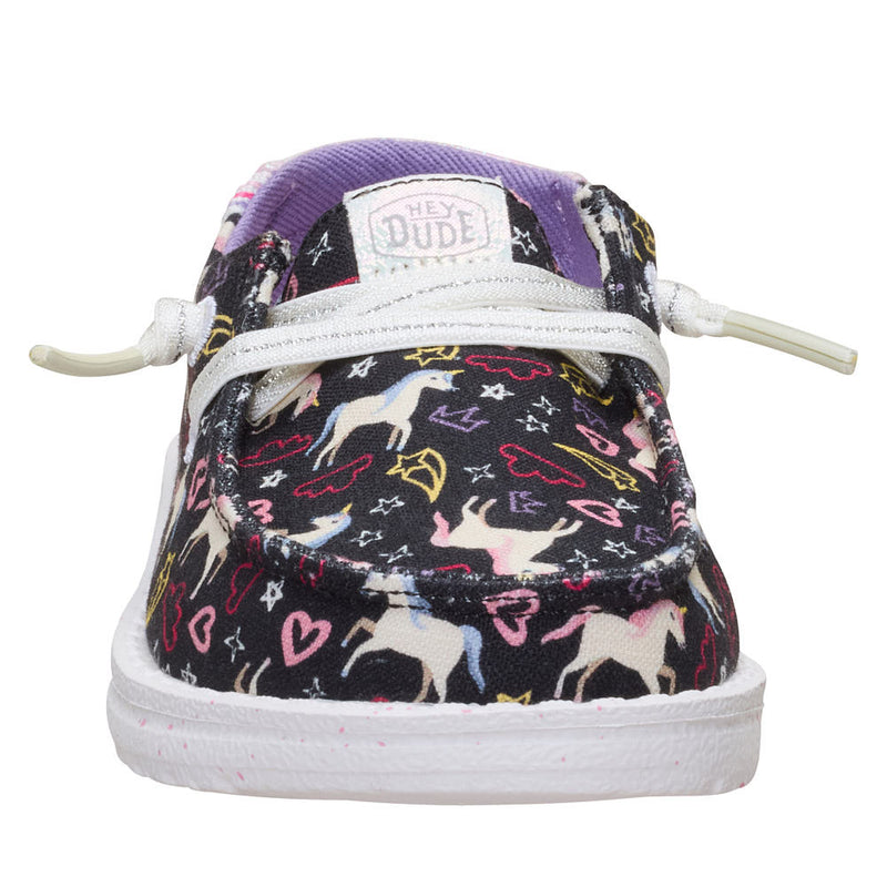 Hey Dude Toddler's Wendy Black Unicorn Stars Casual