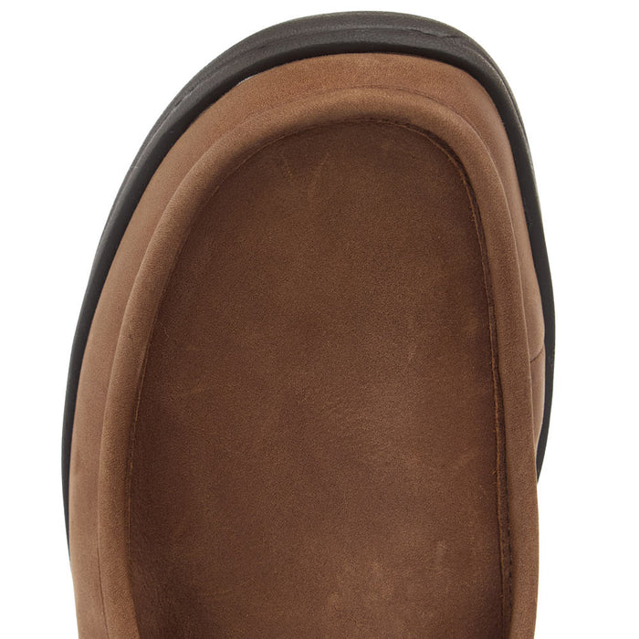 Hey Dude Men's Paul Robe Brown Full Grain Leather Casual Shoe