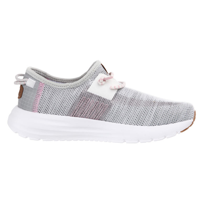 Hey Dude Women's Sirocco Stretch Sox Stone White