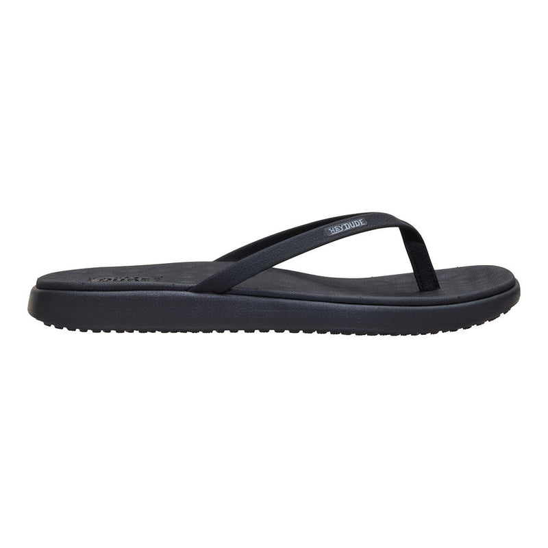 Hey Dude Women's Black Maui Breeze Flip Flop