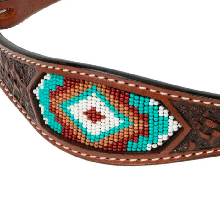 Weaver Leather Beaded Basket Stamp Wither Strap
