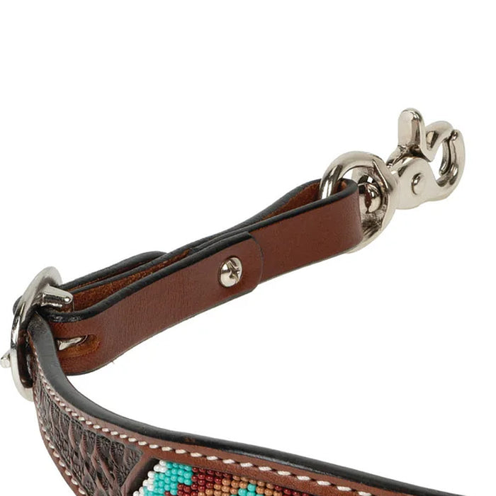 Weaver Leather Beaded Basket Stamp Wither Strap