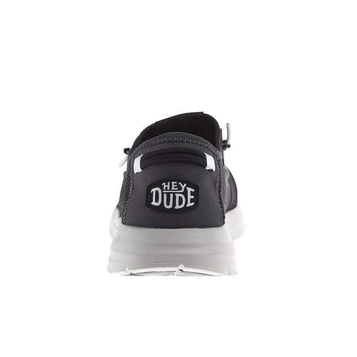 Hey Dude Men's Sirocco Stretch Sox Black Multi Casual Shoe