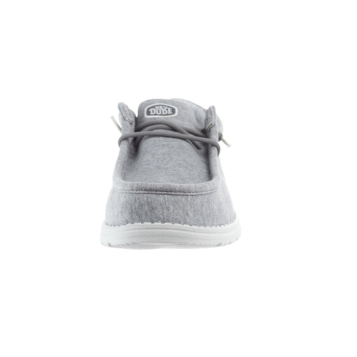 Hey Dude Men's Wally Stretch Jersey Grey Casual