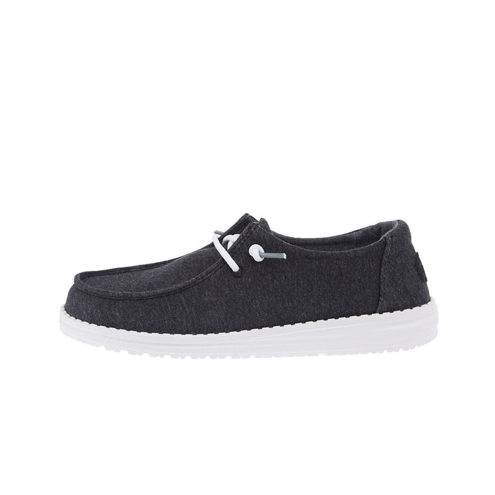 Hey Dude Women's Wendy Stretch Black Jersey Casual