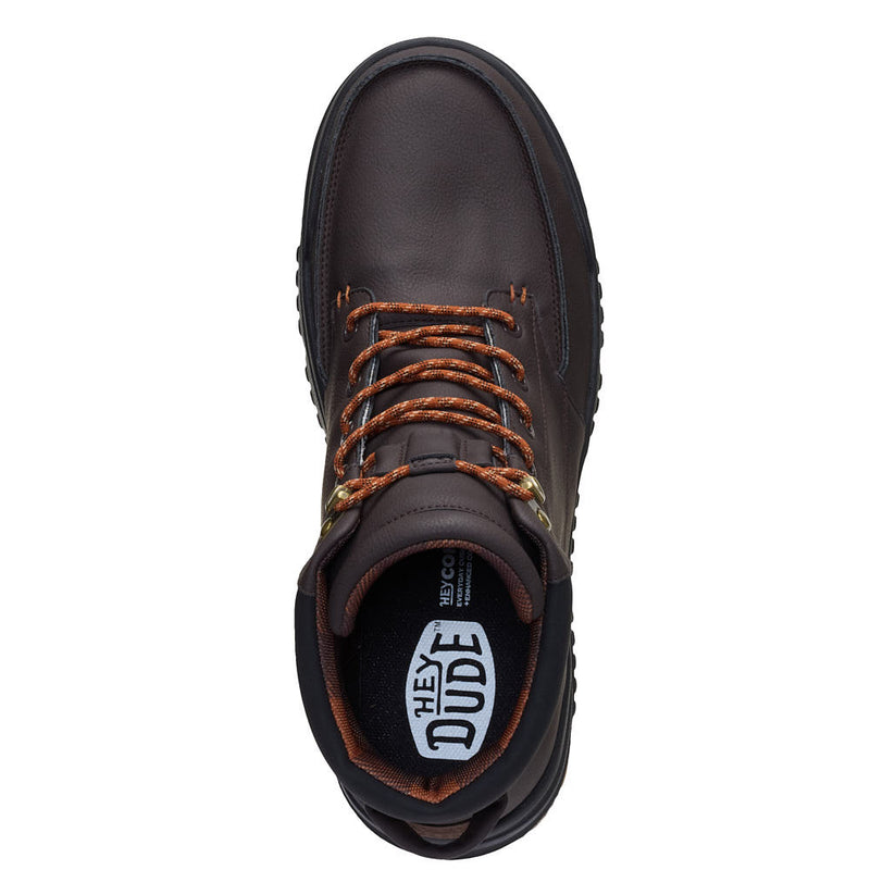 Hey Dude Men's Bradley II Chocolate Lace Up