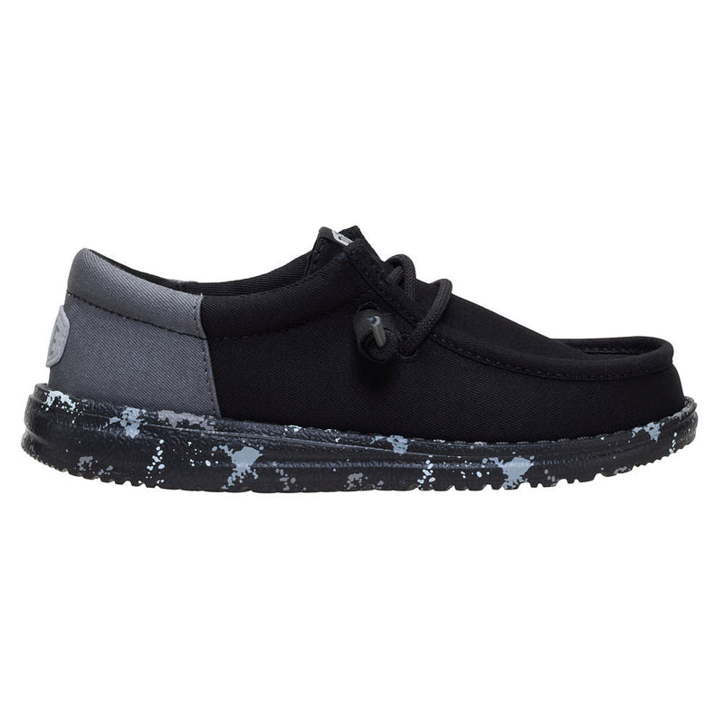 Hey Dude Youth Wally Funk Splatter Camo Black Multi