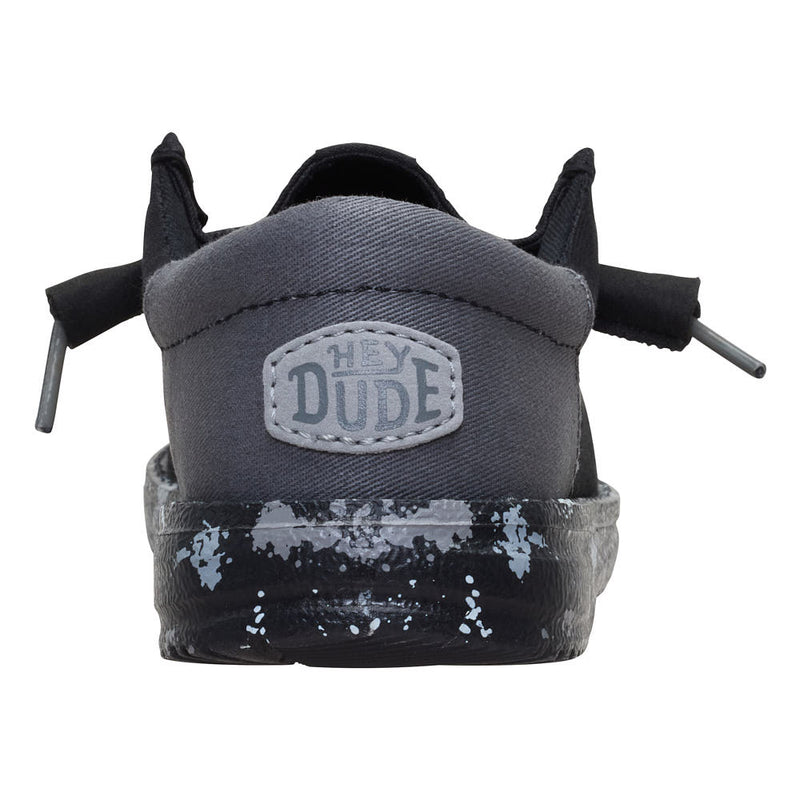 Hey Dude Youth Wally Funk Splatter Camo Black Multi