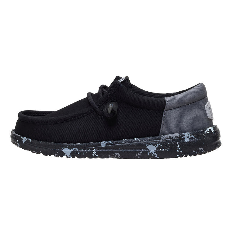 Hey Dude Youth Wally Funk Splatter Camo Black Multi