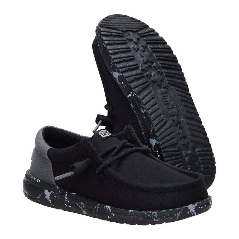 Hey Dude Youth Wally Funk Splatter Camo Black Multi