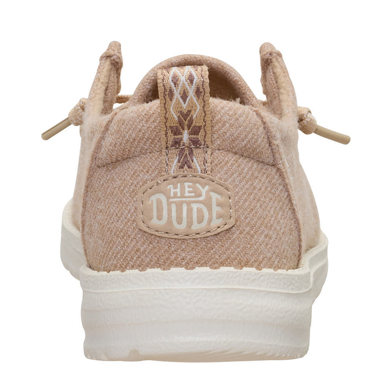 Hey Dude Women's Wendy Cozy Wool Sesame Casual