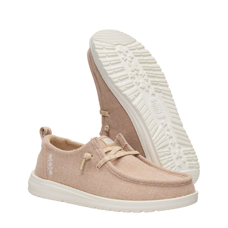 Hey Dude Women's Wendy Cozy Wool Sesame Casual