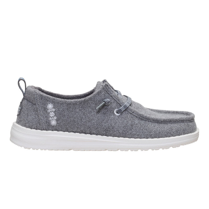 Hey Dude Women's Cozy Wool Grey Poppy Seed Casual