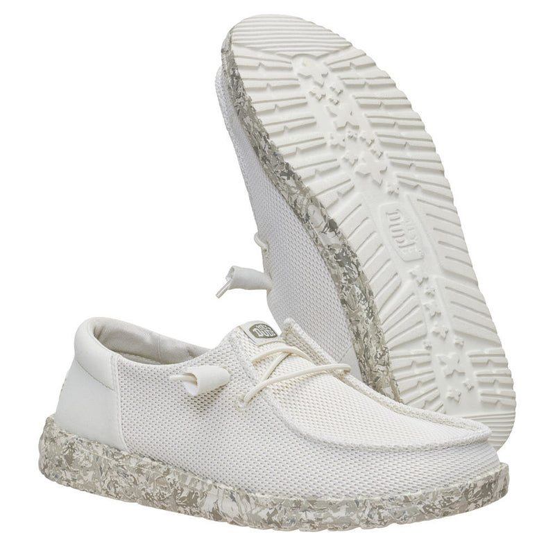 Hey Dude Women's Wendy Funk Mesh Field Camo Silver Birch Casual
