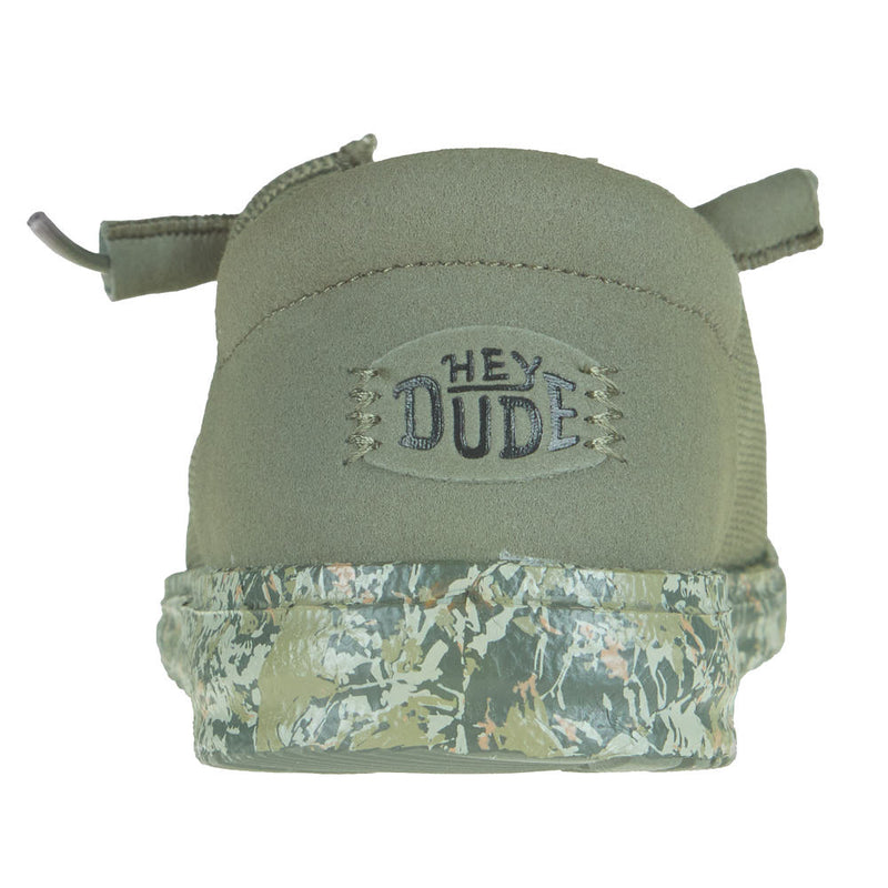 Hey Dude Women's Wendy Funk Mesh Field Camo Dark Olive Casual