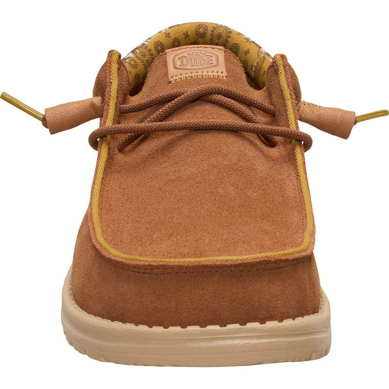 Hey Dude Men's Wally Funk Teton Brown Suede Casual