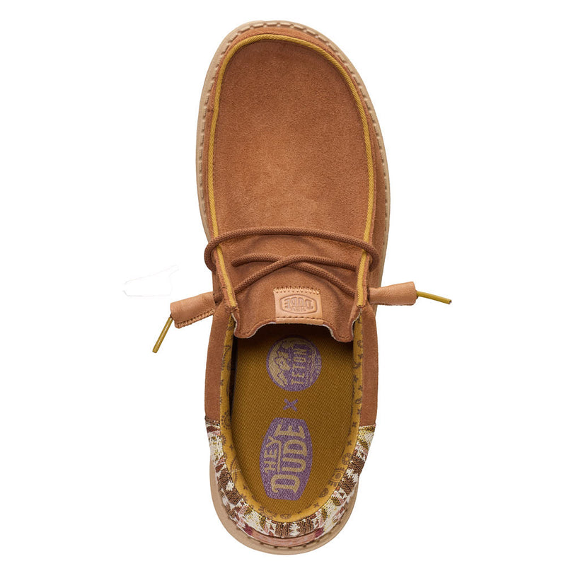 Hey Dude Men's Wally Funk Teton Brown Suede Casual