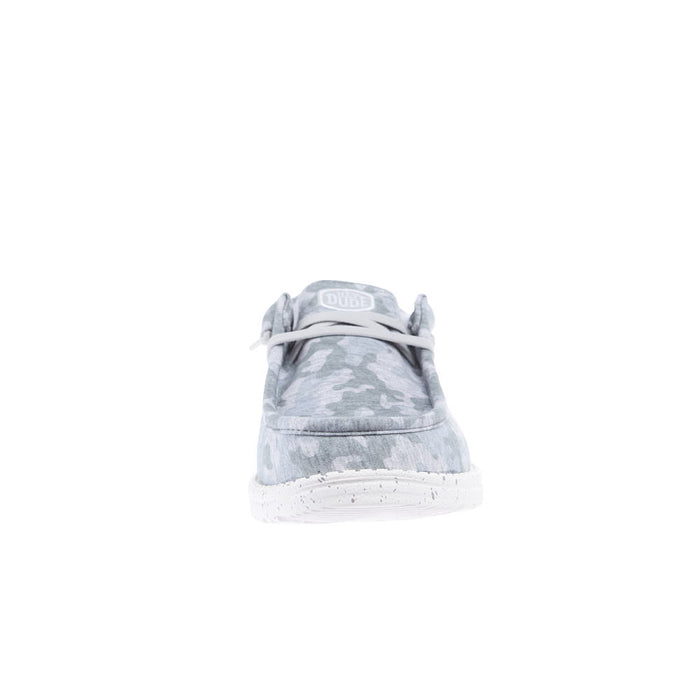 Hey Dude Men's Wally Stretch Jersey Light Grey Camo