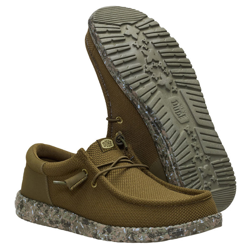 Hey Dude Men's Wally Funk Mesh Field Camo Sole Casual