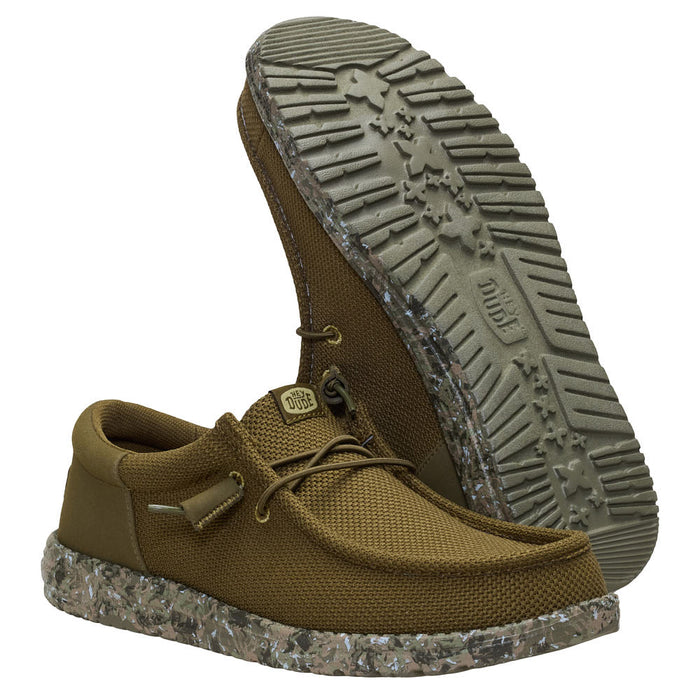 Hey Dude Men's Wally Funk Mesh Field Camo Sole Casual