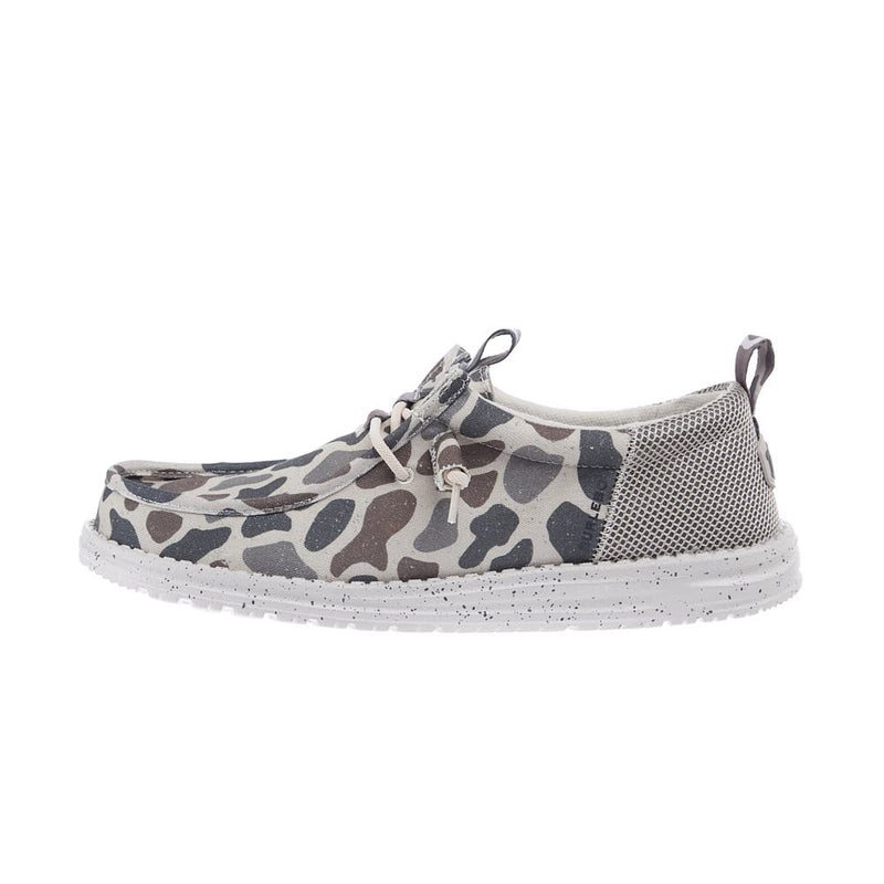 Hey Dude Men's Wally Funk Burlebo Deer Camo Casual