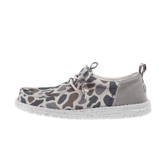 Hey Dude Men's Wally Funk Burlebo Deer Camo Casual